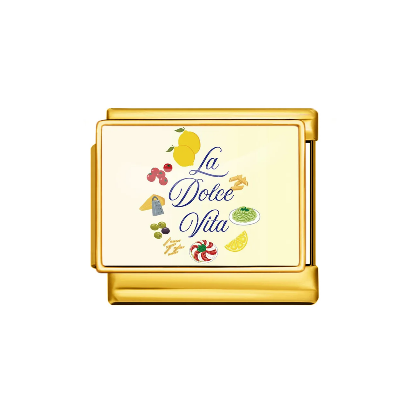 La Dolce Vita Charm- Plateado y Dorado