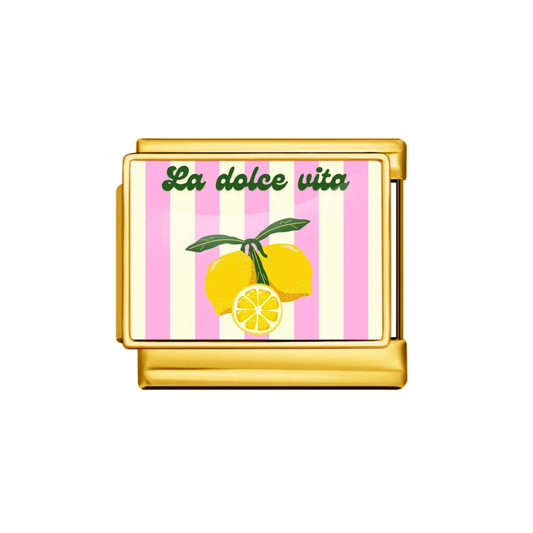 La Dolce Vita Charm Plateado & Dorado