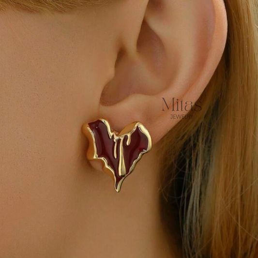 Aretes Corazón