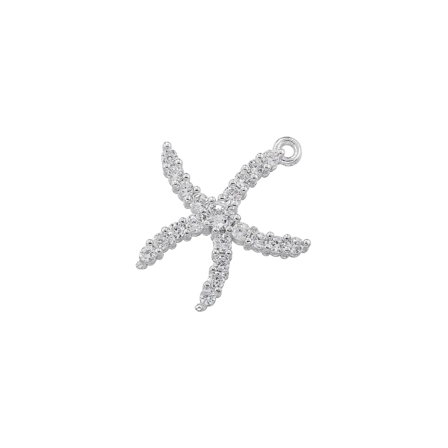 Colgante Estrella de Mar Plateado