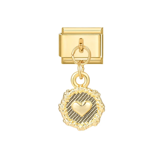 Charm Dorado Corazón Colgante
