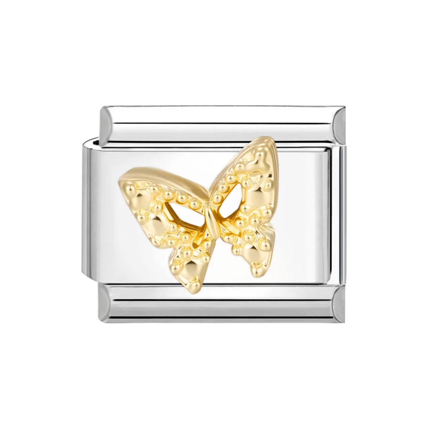 Charm Plateado Mariposa