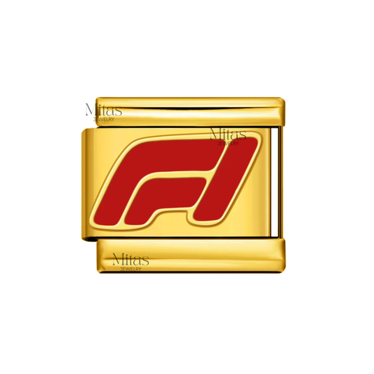 Charm F1 Plateado & Dorado