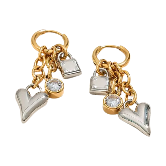 Aretes Colgantes Desmontables