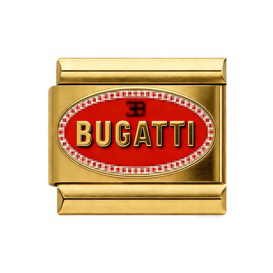 Bugatti Charms Plateado & Dorado