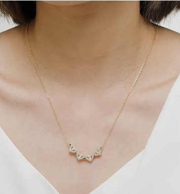 Collar Trébol 4 Corazones