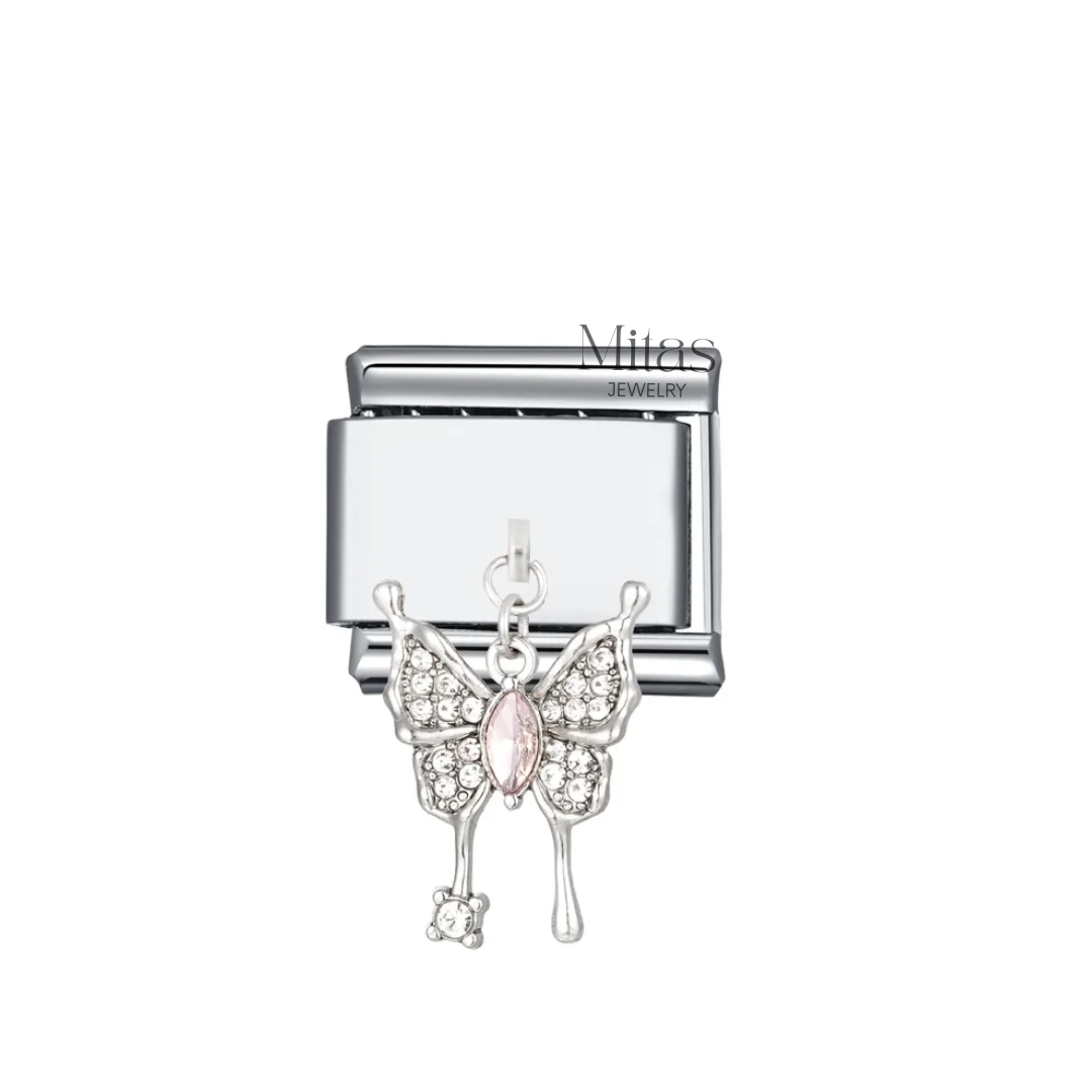 Charm Mariposa Plateada