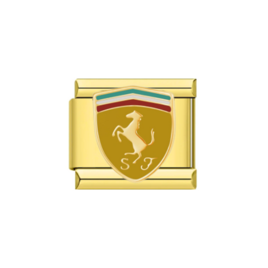 Ferrari Charm Plateado & Dorado