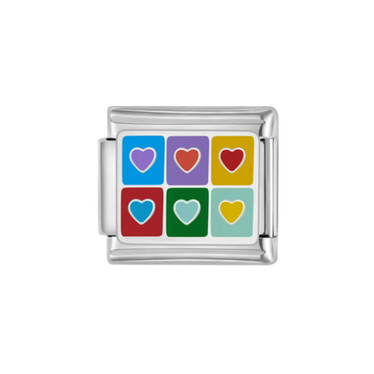 Charm Hearts of Colors