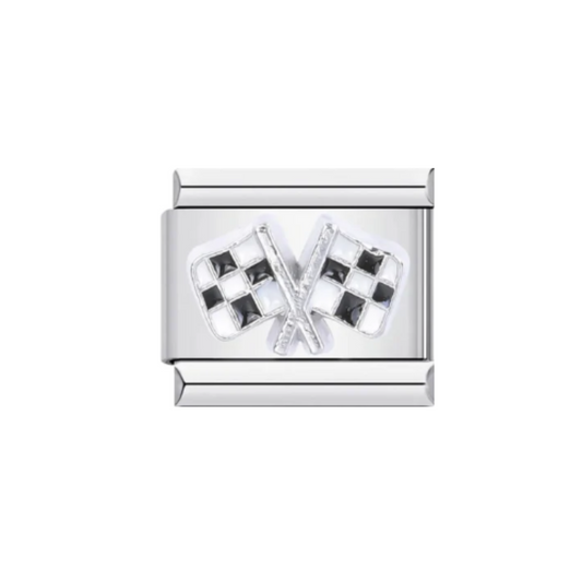 Race Flags Charm
