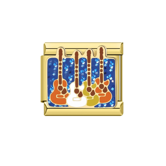 Charm Guitarras Platedo & Dorado