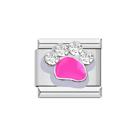 Charm Huellita Rosa