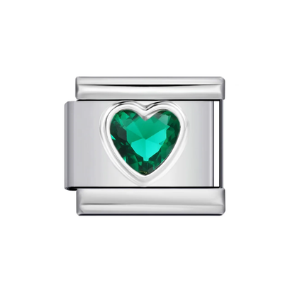 Charm Corazón Celeste/Amarillo/Verde/Rosa