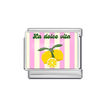 La Dolce Vita Charm Plateado & Dorado