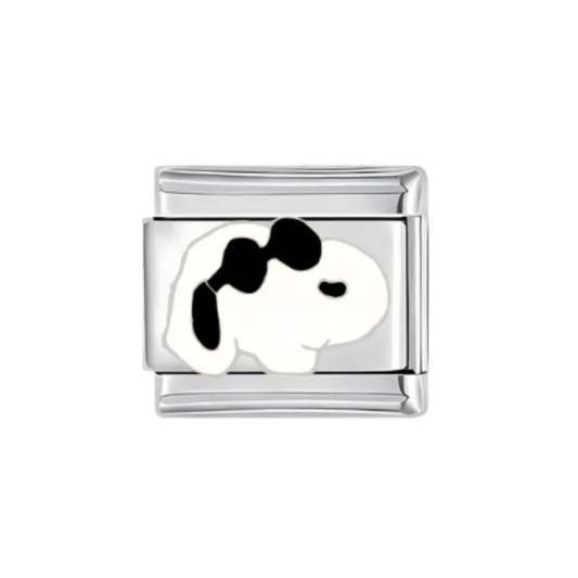 Charm Cool Snoopy Plateado & Dorado