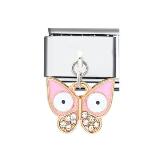 Pink Butterfly Charm