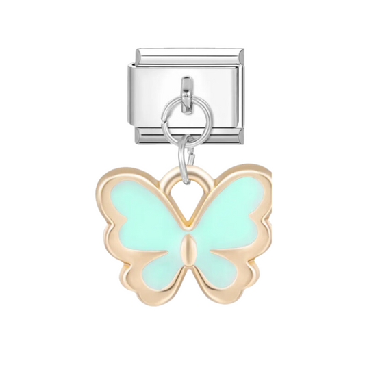 Charm Colgante Mariposa Celeste