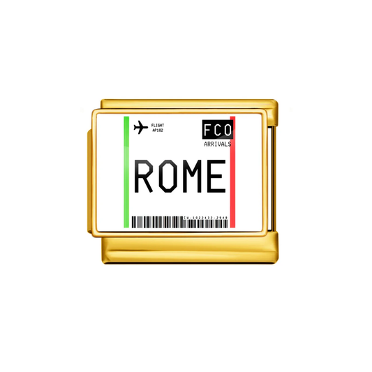 Rome Charm Plateado & Dorado