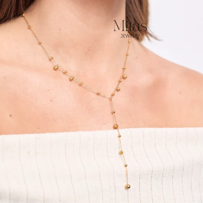 Collar Cascada Dorado