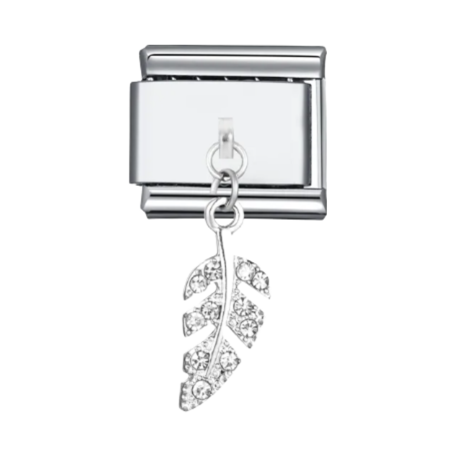 Charm Hoja y Zircones