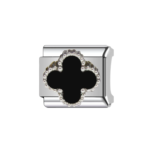 Charm Trébol Negro