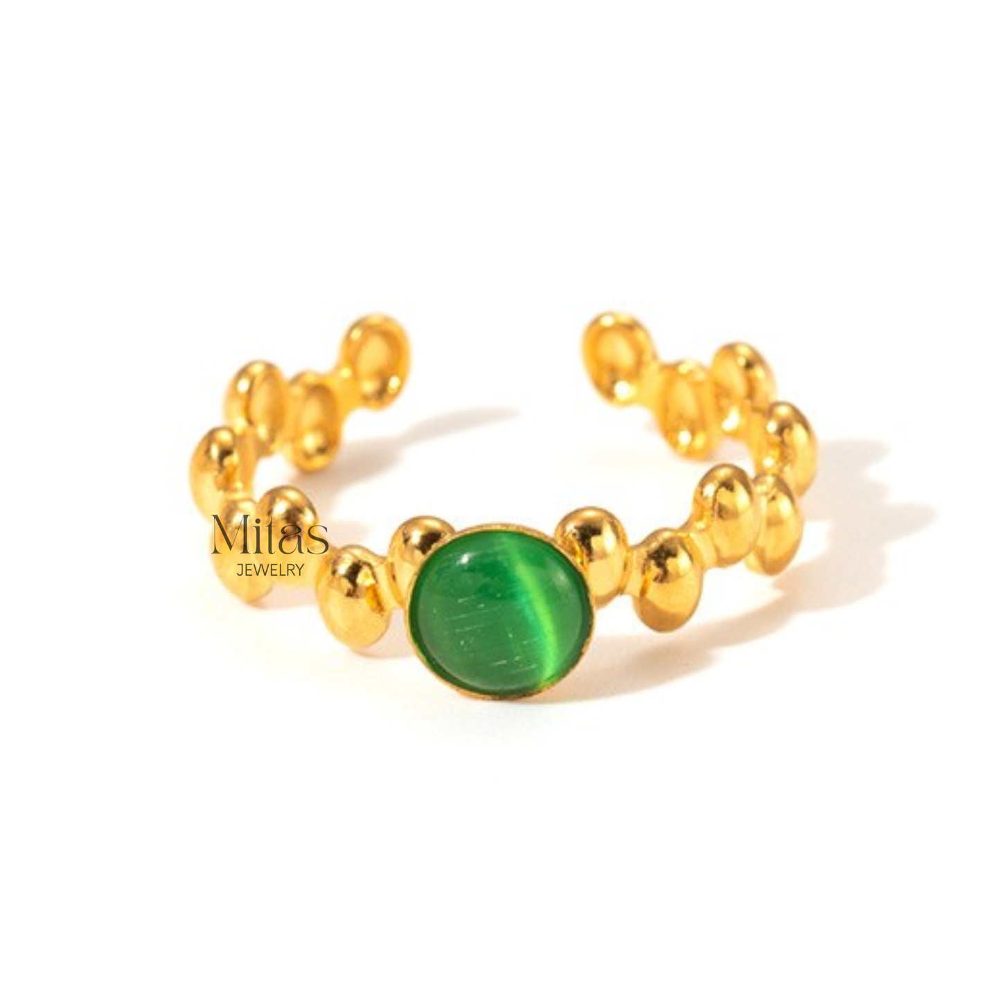 Anillo & Detalle Verde