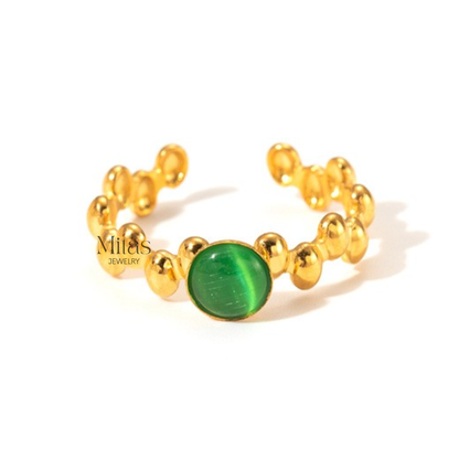 Anillo & Detalle Verde