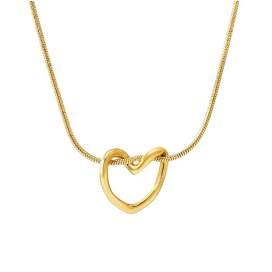 Collar Dorado Corazón