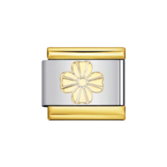 Golden Flower Charm