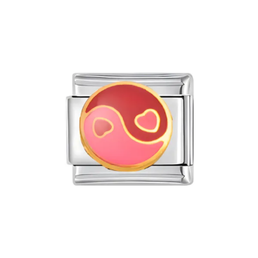 Charm Yin Yang Rosa