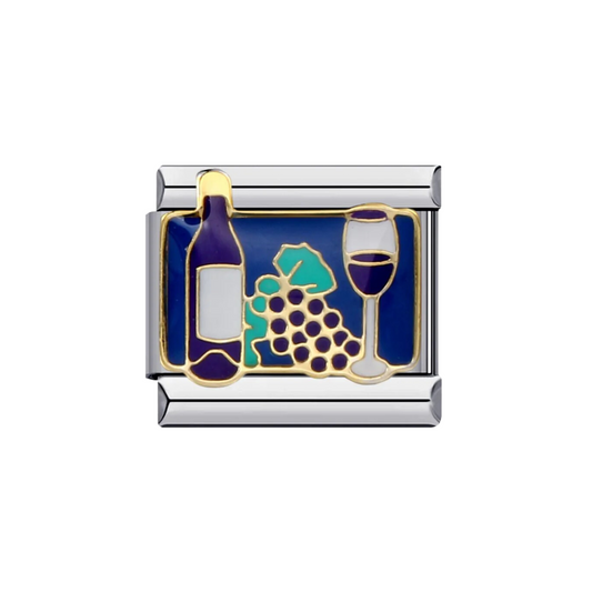 Charm Vino y Uvas