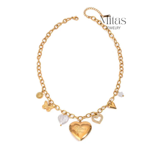 Collar Charm y Relicario