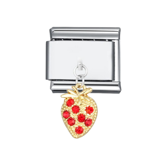 Charm Colgante de Fresas