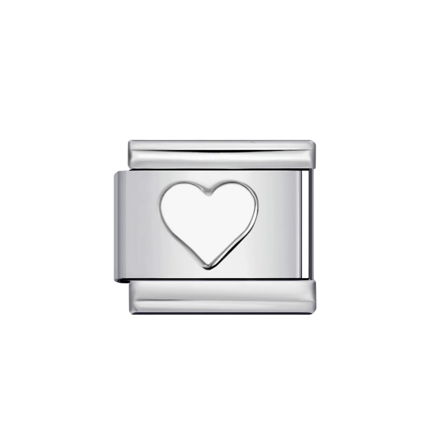 Charm Plateado Corazón