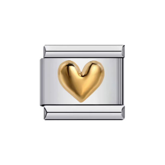 Charm Corazón Dorado