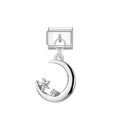 Charm Luna Plateada & Dorada