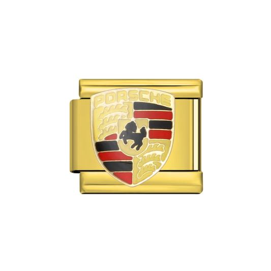 Porsche Charms Plateado - Dorado - Rosa