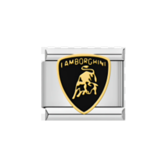 Charm Lamborghini - Plateado & Dorado