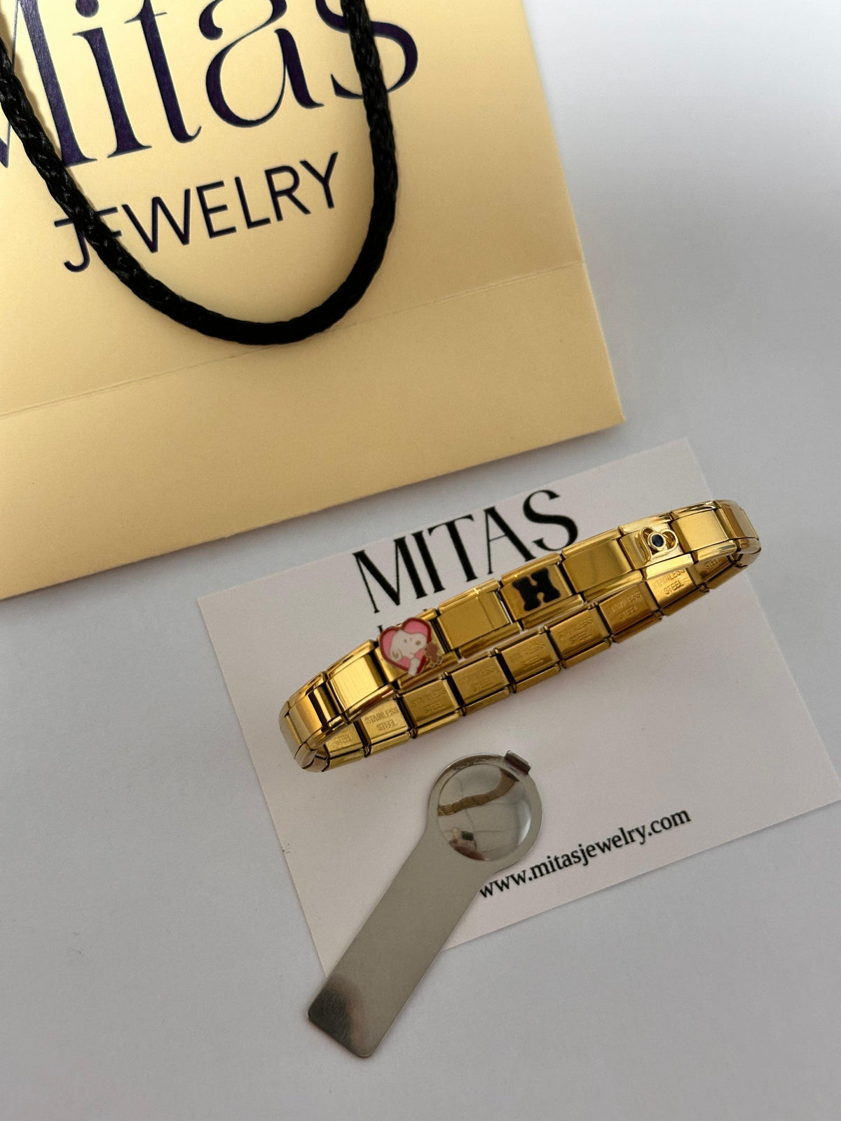 Brazalete Italiano Dorado