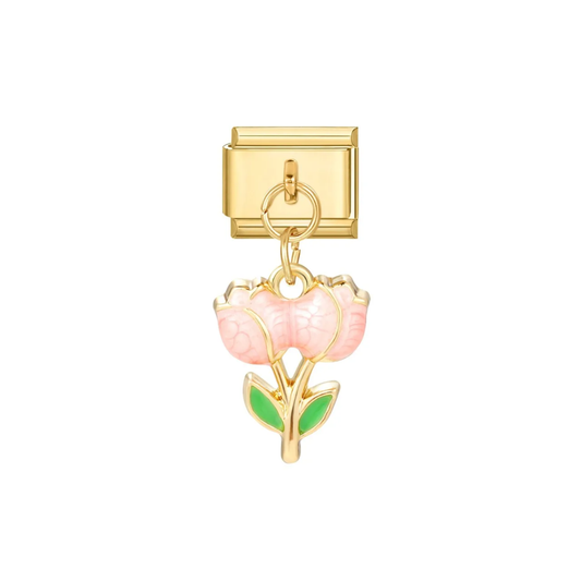 Charm Colgante Tulipanes