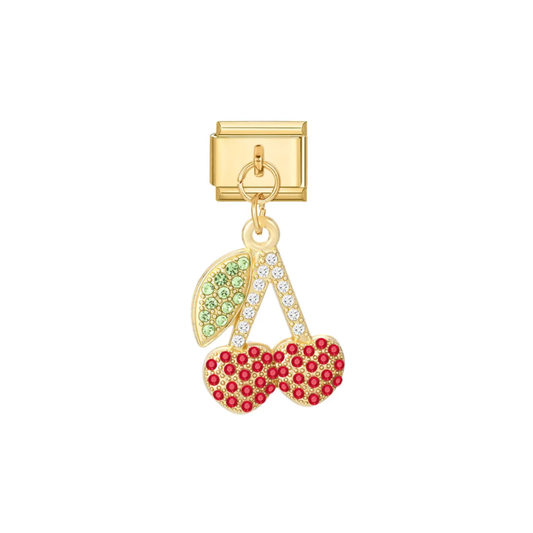 Charm Colgante Cereza Roja
