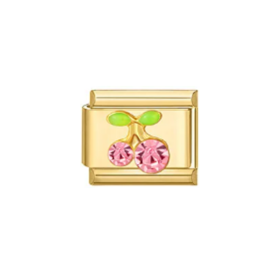 Charm Dorado Cereza