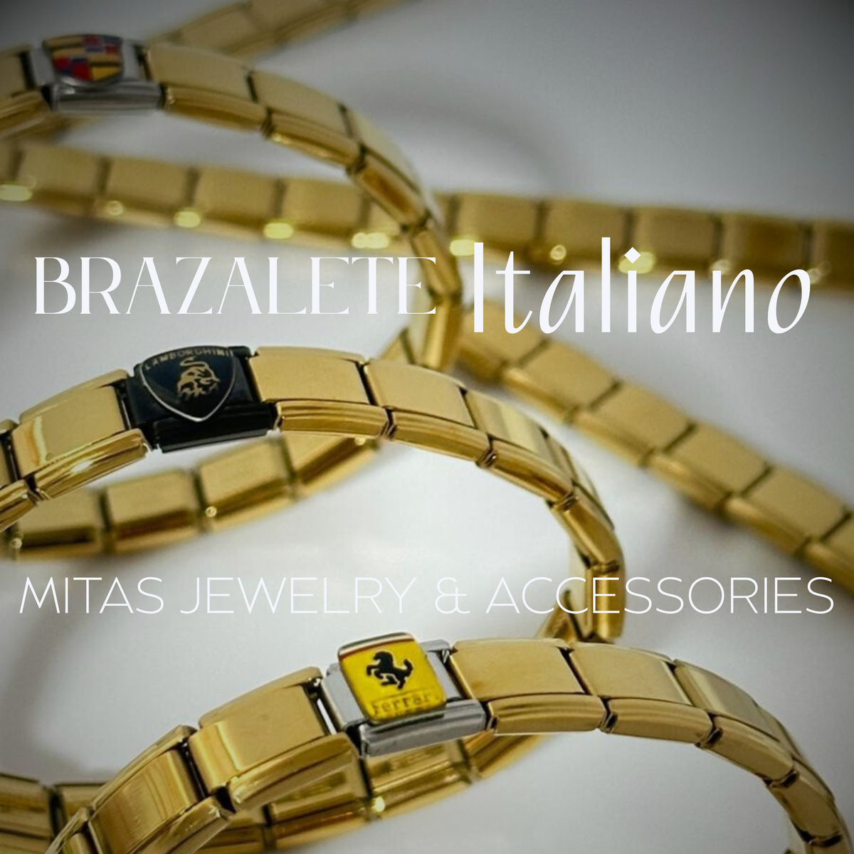 Brazalete Italiano Dorado