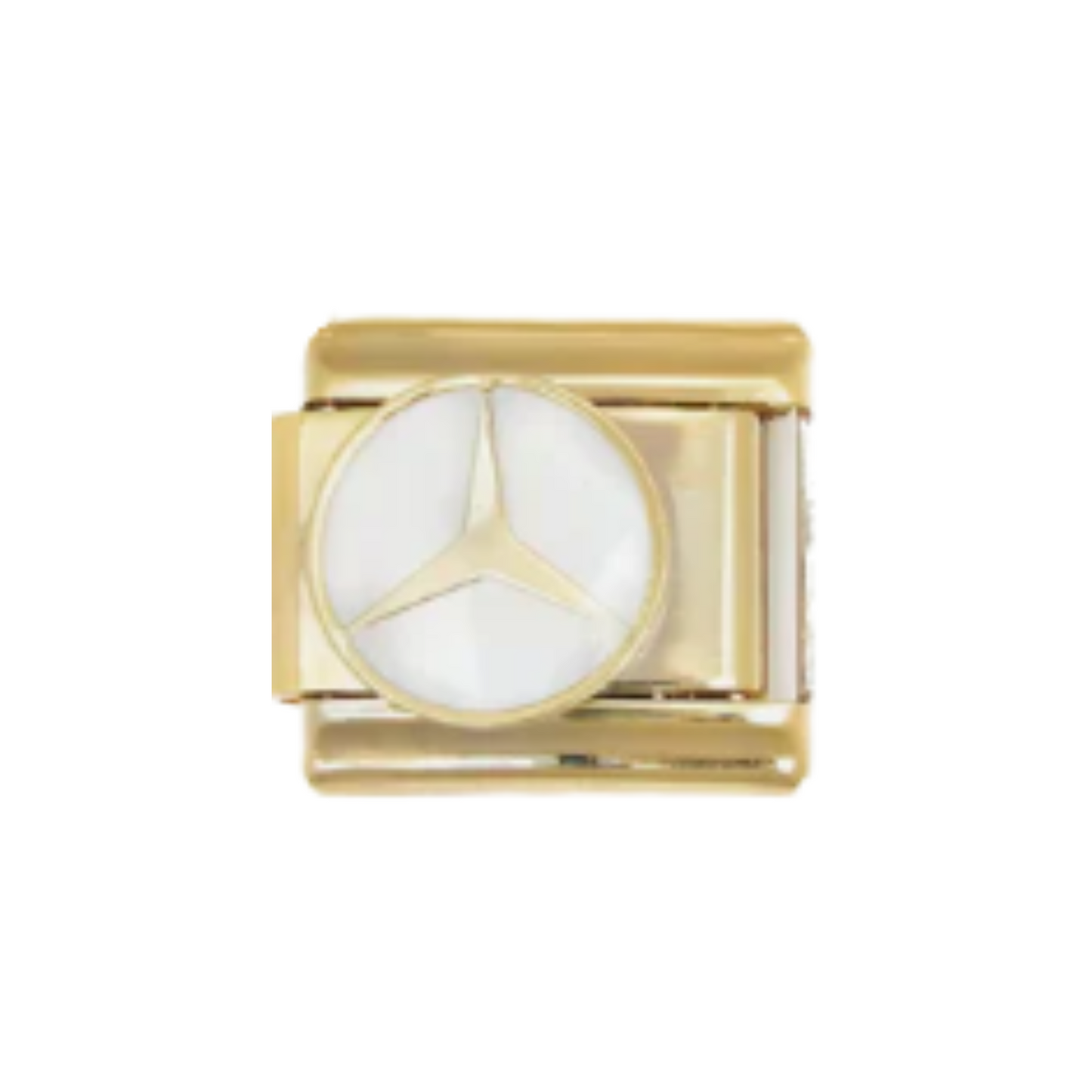 Charm Mercedes Benz Plateado & Dorado