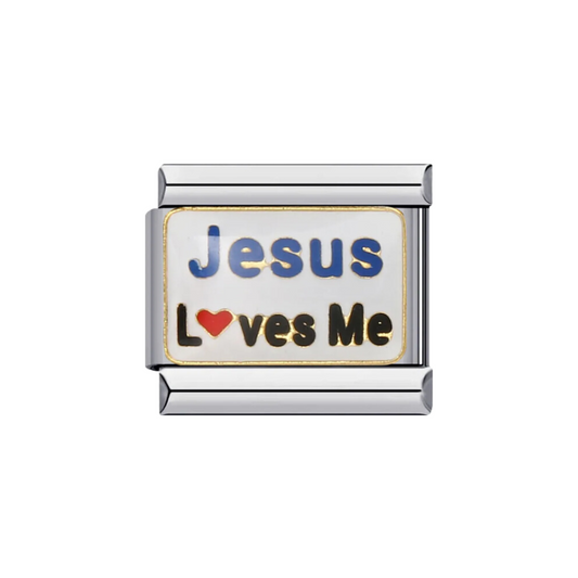 Jesus Loves Me Charm