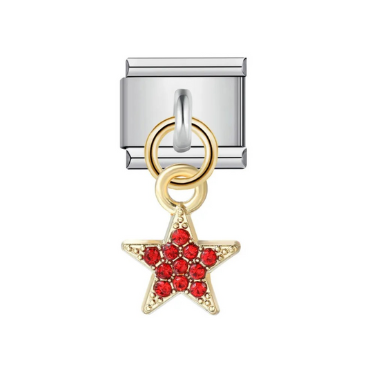 Red Star Charm