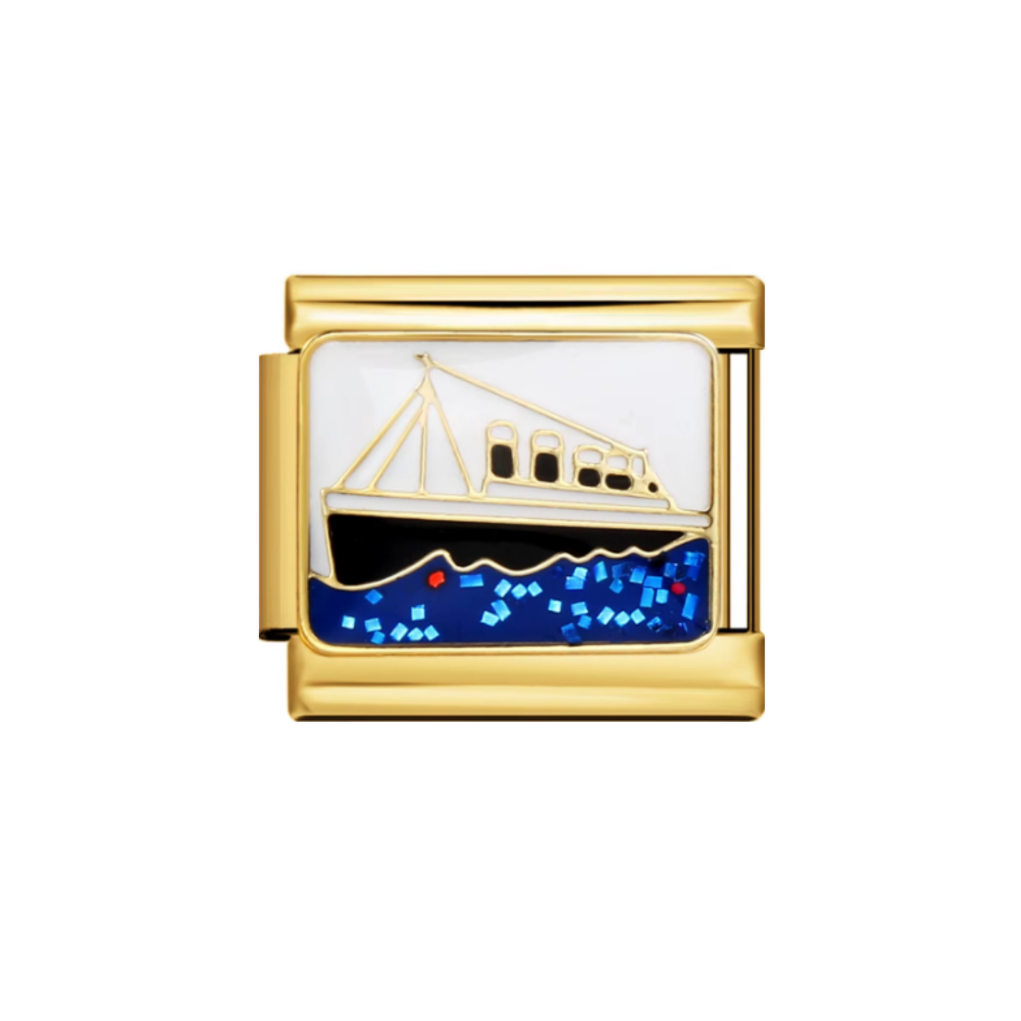 Charm Dorado Barco
