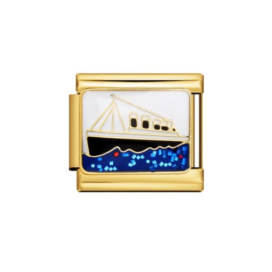 Charm Dorado Barco