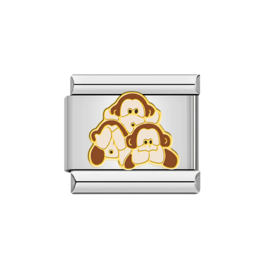 Los 3 Monos Sabios Charm