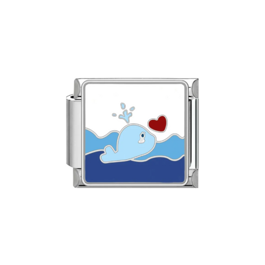 Love Whale Charm